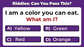 Riddles Quiz  CAN YOU PASS THESE 10 TRICKY RIDDLES WITH OPTIONS  Part 1 [upl. by Nilknarf]