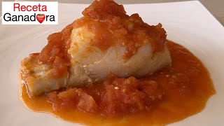 Bacalao confitado con tomate  Receta ganadora [upl. by Horne]