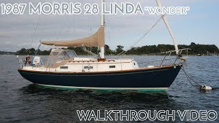 Morris Yachts 28 Linda  SOLD by East Coast Yacht Sales [upl. by Marylee762]