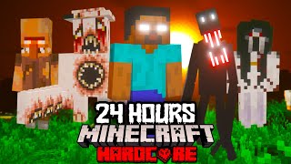 I Survived 24 Hours in the SCARIEST MODPACK in Minecraft Hardcore [upl. by Gernhard]