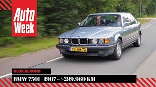 BMW 750i  1987 – 299960 km  Klokje Rond [upl. by Yarahs]