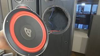 Cerwin Vega VE8 speaker disassembly  Whats Inside [upl. by Wons]