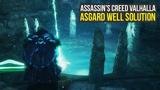 Assassins Creed Valhalla Asgard  Well Puzzle Solution AC Valhalla Asgard [upl. by Wilder]