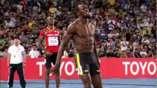 Usain Bolt  False Start 2011 Daegu World Championships [upl. by Atteynek969]