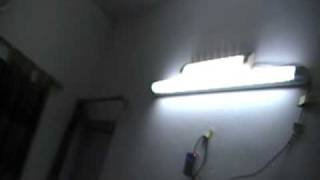 20W LED LAMP Versus 40W FLUORESCENT TUBE LIGHT [upl. by Hendrix]