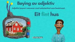 Bøying av adjektiv Nynorsk [upl. by Skipp652]