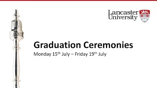 Lancaster University Graduation 430pm Tuesday 16 July 2024 [upl. by Cline831]