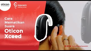 Cara mematikan suara oticon xceed ultra power [upl. by Lavena]