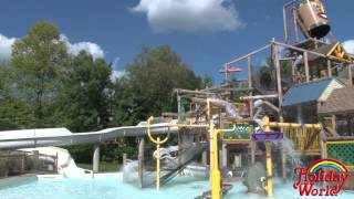 Childrens Water Park Activities at Holiday Worlds Splashin Safari [upl. by Abell]