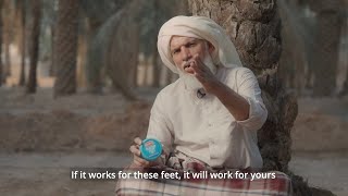 Okeeffes Healthy Feet Saudi Farmer 21 Sec English Subtitle [upl. by Nnairrek873]