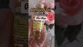 Best Almond Oil uses for face shortsviral shortsfeed [upl. by Eisned]