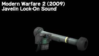 Modern Warfare 2 2009 Javelin LockOn Sound Effect [upl. by Alegnaoj]