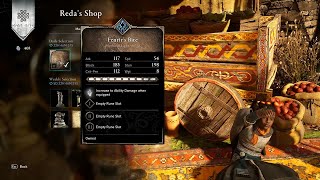 🛡️ Assassins Creed Valhalla  Redas Shop 20240410  Fenrirs Bite Mythical Light Shield [upl. by Lledo]