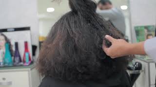 Lissage Agadir Lissage protéine  Tanino  Soin lissant  Salon de coiffure à Agadir [upl. by Yremrej]