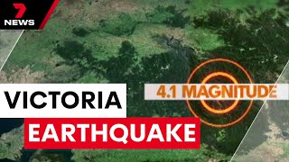 Shocking 41 magnitude Melbourne earthquake  7NEWS [upl. by Soule]