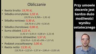 Umowa zlecenie 1970 zł  ile to jest [upl. by Yellehs]