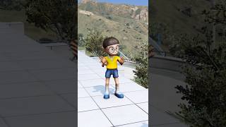 DORAEMON FALL FROM MOUNTAIN NOBITA LEFT BEHIND  gta5 shorts [upl. by Ahsam632]