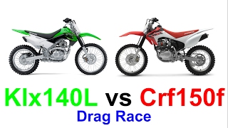 Crf150f vs Klx140l [upl. by Noid]