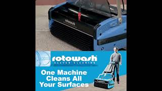 Rotowash Commercial amp Residential Carpet amp Floor Cleaning Machines [upl. by Nirda]