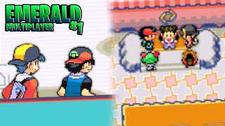 INICIO INSANO JOGANDO MULTIPLAYE COM AMIGO  POKÉMON EMERALD MULTIPLAYER 01 GBA [upl. by Alex]