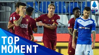 Zaniolo Scores His First Goal Since His Return From Injury  Brescia 03 Roma  Serie A TIM [upl. by Eihcra]