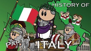 The Animated History of Italy  Part 1 [upl. by Hgalehs915]