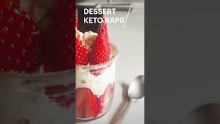 Dessert keto  recette rapide avec du mascarpone [upl. by Essiralc]