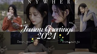 ENGKORVIETSUB KIM MINJU  Season Greetings 2024  Anywhere Photobook [upl. by Fronia]