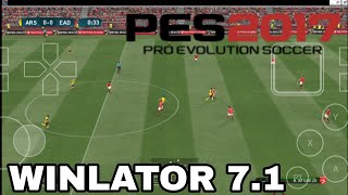 PES 2017 NO WINLATOR 71 2024 Samsung m23 6 gb ram Deu para jogar [upl. by Annoyek33]