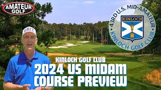 2024 US MidAmateur preview at Virginias Kinloch Golf Club [upl. by Idonna]