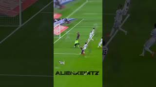 Messi hattrick vs Real madrid FOOTBALL EDIT shorts messi football trending [upl. by Nemracledairam566]