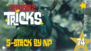 Dota 2 Tricks 74  5stack by Natures prophet RU SUBS [upl. by Sherrer]