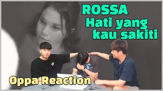 KOREAN REACTS Rossa  Hati Yang Kau Sakiti Korean Ver  Gimana reaksi nyanyi lagu dng bahasa Kor [upl. by Autum238]