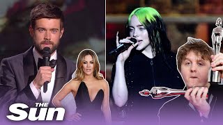 Brit Awards Jack Whitehall pays tribute to Caroline Flack and the best bits from the 2020 ceremony [upl. by Nnyliak]