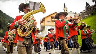 Oberländer Bezirksmusikfest in Außervillgraten 2014 [upl. by Nedak]