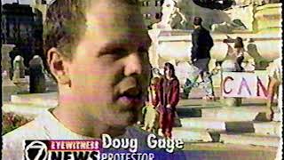 CassiniHuygens Protests  WKBWTV Buffalo ABC 10121997 [upl. by Innig]