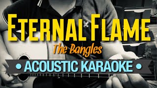 Eternal Flame  The Bangles Acoustic Karaoke [upl. by Llenram44]