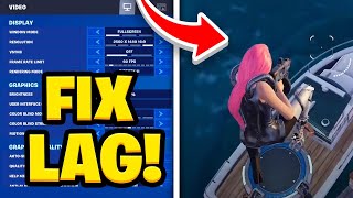 HOW TO STOP LAGGING IN FORNITE 2024 FIX LAG FORTNITE [upl. by Erodisi526]