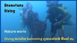 Scuba Diving At Unawatuna  Nature Worio  Diving Experience In Sri Lanka  Unawatuna Beach [upl. by Nishi]