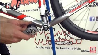 Cómo desmontar y montar un pedalier de bicicleta [upl. by Loriner]