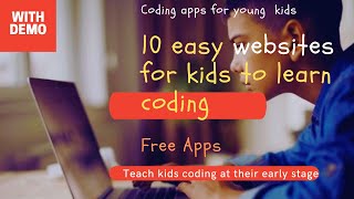 Easy amp Free Coding apps For Kids  Programming for kids [upl. by Devin]