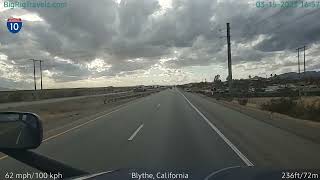 BigRigTravels LIVE  Blythe to near Indio CA 31523 [upl. by Pegg]