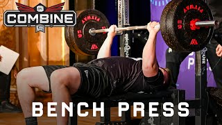 CFL Combine 2024 Bench Press Full Livestream [upl. by Katlin]