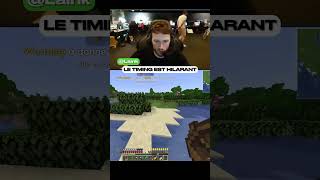 LAINK TOMBE SUR UN TIMING PARFAIT PENDANT LE ZEVENT 🤣🤣 Zevent laink memes france minecraft [upl. by Melvyn666]