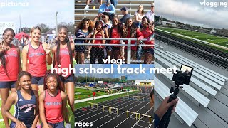 vlog high school track meet  grwm relay meet races etc [upl. by Aliekat992]