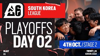 BLAST R6  KOREA League  Playoffs Day 02 [upl. by Zerla319]