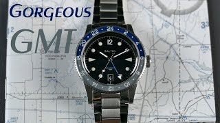 On the Wrist from off the Cuff Baltic – Aquascaphe GMT Designed Assembled amp Adjusted in France [upl. by Warring562]