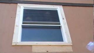 Remove Replacing amp installing replacement aluminum window with vinyl windows  tax refund [upl. by Eislrahc]