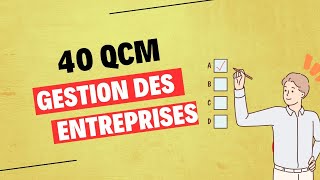 QCM gestion des entreprises [upl. by Arracot]