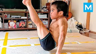 SUPER KID or Baby Bruce Lee  Ryusei Imai  Muscle Madness [upl. by Otes350]